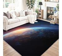 160 x 230 cm Alfombras Salón Azul Naturaleza Fotografía Universo Cielo Estrellado Alfombra Pelo Corto Suave Antideslizante Alfombra de Dormitorio Alfombras para Salon Habitacion