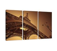 160 x 90 cm Cuadro en Lienzo Paris Torre Eiffel 1048-SCT - Imagen/Impresion/Pintura Listo para Colgar