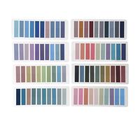 1600 unidades de 8 pestañas reposicionables para libros, marcadores de página adhesivos, pestañas adhesivas transparentes para la escuela y la oficina