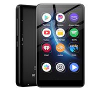 160GB Reproductor MP3 Spotify, 4.02" Reproductor MP3 con Bluetooth y WLAN,Pantalla Táctil Android13 Reproductor MP4 Soporte Audible Amazon Music Deezer Google Play,Soporta hasta 1TB