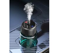 160ml Ambientador De Coche Difusor De Aromas Con Fragancia, Encendido Automático, Batería Recargable, Luz Estrellada, Nebulizador Ultrasónico, 3 Modos, BJ 047 (Almizcle Blanco)