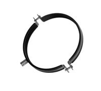 Ø 160mm Abrazadera de Tubo con Junto de Goma - Soporte de Fijación para Tubos - Acero Galvanizado