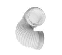 Ø 160mm Conducto de Aire Flexible para Campana Extractora, Aire Acondicionado, Extractor, Secadora - Manguera de Escape de 3m - Conductos de Ventilación - PVC