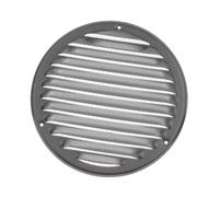Ø 160mm Rejilla de Ventilación con Mosquitera - Rejillas de Aireación Metálicas - Acero Inoxidable