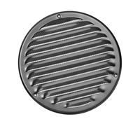 Ø 160mm Rejilla de Ventilación con Mosquitera - Rejillas de Aireación Metálicas - Aluminio