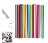 160uds Recambios de Bolígrafo 3D de 32 Colores para 3Doodler Start+, 2,5mm PCL Filamento Baja Temperatura Recambios Bolígrafo 3D (5 Hebras por Color)