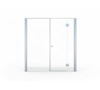 160x195cm Puerta de nicho de Hestia - sin plato de ducha