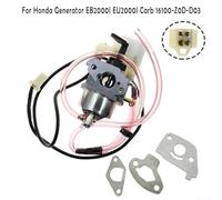 16100Z0DD03 - Carburador de repuesto para Honda para generador EB2000i EU2000i BF30E Series Modelos para generador para carburador con 3 juntas
