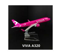 (162. VIVA A320)Scale 1:400 Metal Aircraft Replica Emirates Airlines A380 B777 Airplane Diecast Model Aviation Plane Collectible Toys for Boys