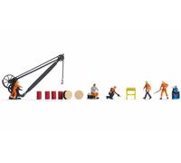 16270 Noch Ho Set Personajes Y Accesorios A Tema Trabajos de Carga Escala 1:87