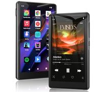 163GB Reproductor MP3 Bluetooth Spotify, 4.5 Pulgadas Pantalla Táctil MP4 y WiFi, Reproductor Música WLAN Android con Amazon Music, Deezer, Audible, Radio FM, Play Store