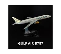 (164.GULF B787)Scale 1:400 Metal Aircraft Replica Emirates Airlines A380 B777 Airplane Diecast Model Aviation Plane Collectible Toys for Boys