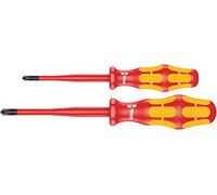 Wera Destornillador 165 iS PZ/S #1 + 2 Kraftform Plus Serie 100