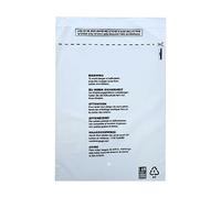 165 mm x 230 mm, paquete de 100 bolsas de polietileno transparentes para ropa, autosellantes, protección de ropa sin polvo, transparente, advertencia de asfixia aprobada por FBA, para viajes,