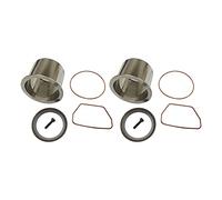 165080 - Juego de 2 anillos de manguito de cilindro de compresor de aire K-0650 compatible con Ex-Cell compatible con Air America compatible con Charge Air Pro compatible con Grainger