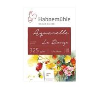 16628100 Hahnemühle Bloc Acuarela Le Rouge 325gsm 17x24cm Grano Fino 12 hojas