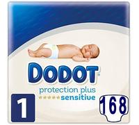 168 pañales Sensitive talla 1 protection plus (2-5 kgs)