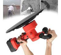 1680W Fratasadora eléctrica para mortero de Cemento hormigón alisadora para Paredes Regulación De 6 Velocidades (0-2000 R/min),Versión con Dos Baterías enlucidora