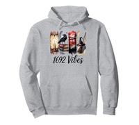 1692 Vibes Salem Juicios de Brujas Histórico Gótico Sudadera con Capucha
