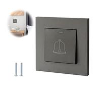16A 220-250V Impermeable Interruptor Campana Al Aire Libre Templado Gris