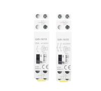 16A AC230V DC110V Dual Voltage Impulse Relay Household Electric Pulse Control Auto Control Relay for Lighting Circuit, Piezas(1NO)