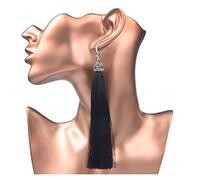 16CM EthnicNatural Hanging Tassel Women Girl Boho Jewelry High-End Earrings