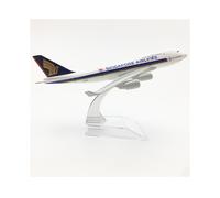 (16CM Mx59)20CM Modelo de avión Boeing 747 de Singapore Airlines Modelo de avión Airbus A380 Modelo