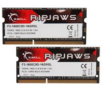 16GB G.Skill Ripjaws DDR3 1600MHz SO-DIMM laptop memory dual channel kit (2x 8GB