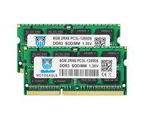16GB Kit (2x8GB) DDR3L 1600MHz PC3-12800 Unbuffered Non-ECC 1.35V CL11 2Rx8 Dual Rank 204 Pin SODIMM Portatil Memoria Principal Module Upgrade