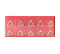 16IR AG60 Carbide Turning Inserts | 10 - Pack Lathe Tool Blades for Steel/Cast Iron/Stainless Steel | High Hardness & Robust CNC Cutting Inserts