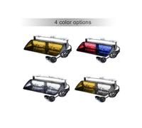 16LEDs 18 Flashing Modes Car Truck Emergency Flash Dash Strobe Light red and blue