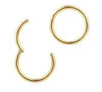 (16mm) 2 piezas de acero quirúrgico 316L de 16 g con segmento articulado para labio, nariz, trago, cartílago, tabique, hélix, aretes para dormir de