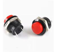16mm Momentary Push Button Switch R13-507 Self-Recovery Button 6A 125V 3A 250V(Red)