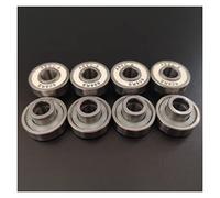 16pcs 60 8RS Patinetes de longboard patinadores en línea rodamiento de patinador rodados de eje integral P5 ABEC-9 8x22x12.6 mm Piezas de patines(White cover)