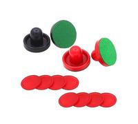 16pcs 76mm Air Hockey Pushers Pucks Replacement for Game Tables Goalies Header Kit Air Hockey Equipment Accessories (red Dark Blue)