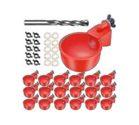16pcs Automatic Chicken Waterer Cups with Drill
