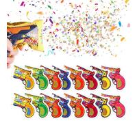 16pcs Confeti Cañon Cañones de Confeti Adecuado Para Ocasiones Como Fiestas De Cumpleaños, Bodas, Ceremonias De Graduación, Aniversarios, Navidad, Celebraciones De Año Nuevo Y Eventos Similares