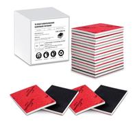 16Pcs Esponjas de Lijado, Grain 180-2500, Esponja de Lija Húmeda y Seca Taco Abrasivo de Lijado Manual para Lijar a Mano para Madera Metal Cocina Muebles