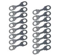 16pcs Fusibles Planos para Coche Fusible Plano Fusibles Lamina 30A 40A 50A 60A 70A 80A 100A 110A 125A 150A para Automóviles Camiones Vehículos de Construcción Autobuses Caravanas (100A)