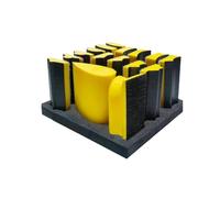 16Pcs Hand Sanding Block Hook and Loop Soft and Durable Foam Material Interchangeable Assorted Pad Furniture Restoration Crafts