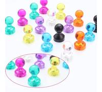 16pcs Imanes Pequeños,Imanes Neodimio,Color Magnético Chinchetas,Imanes Pizarra Magnetica,Push Pin Imanes,Mini Imanes Nevera,Imanes Potentes,para Oficinas,Escuelas,Pizarra,Cocina(8 Colores)