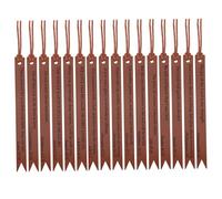 16Pcs Leather Bible Tabs, Luxury Bible Tabs for Women and Men, Easy to Read and Apply, Labels for Easy Navigation, Brown