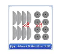 16Pcs Mop Pads Refills for S8 Maxv Ultra/ G20S Robot Vacuum Dual Vibrations Modules Edge Mop Pads