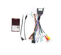 16pin Car Stereo Radio Power Retrofit Wiring Harness Cable Adapter fits for Hyundai IX35 Tucson 2 Azera Kia Sportage Sorento w/ 24p OEM Backup Camera & Factory Amplifier