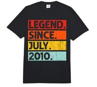 16th Birthday Gifts Legend Since July 2010 16 Years Old Comfort Colors Adult Heavyweight T-Shirt