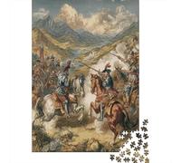 16th-Century Figures in Military Uniforms Fighting Rompecabezas Puzzle,52x38cm/1000pcsAdulto Juego EduGatoivo Decoración del Hogar