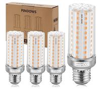 16W Bombilla LED E27 LED Maíz Bombilla Blanco Cálido 3000K,150W Incandescente Bombilla Equivalentes,Alto Brillo 1900LM Puede Reemplazar Lámpara Halógena 120W~150W,CRI 80+,No Regulable,Paquete de 4