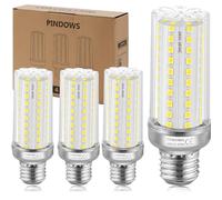 16W Bombilla LED E27 LED Maíz Bombilla Blanco Frío 6000K,150W Incandescente Bombilla Equivalentes,Alto Brillo 1900LM Puede Reemplazar Lámpara Halógena 120W~150W,CRI 80+,No Regulable,Paquete de 4