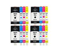 16X Compatible Ink Cartridge for H-*0P 903 903XL For of-iceJet Pro 6950 6960 6961 6970 6971 All-in-One Printer(4set)