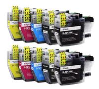 16x LC3213 Cartucho de Tinta Compatible para LC3213 LC3211 Funciona con DCP-J572DW DCP-J772DW DCP-J774DW MFC-J890DW MFC-J895DW Impresoras(10pcs)